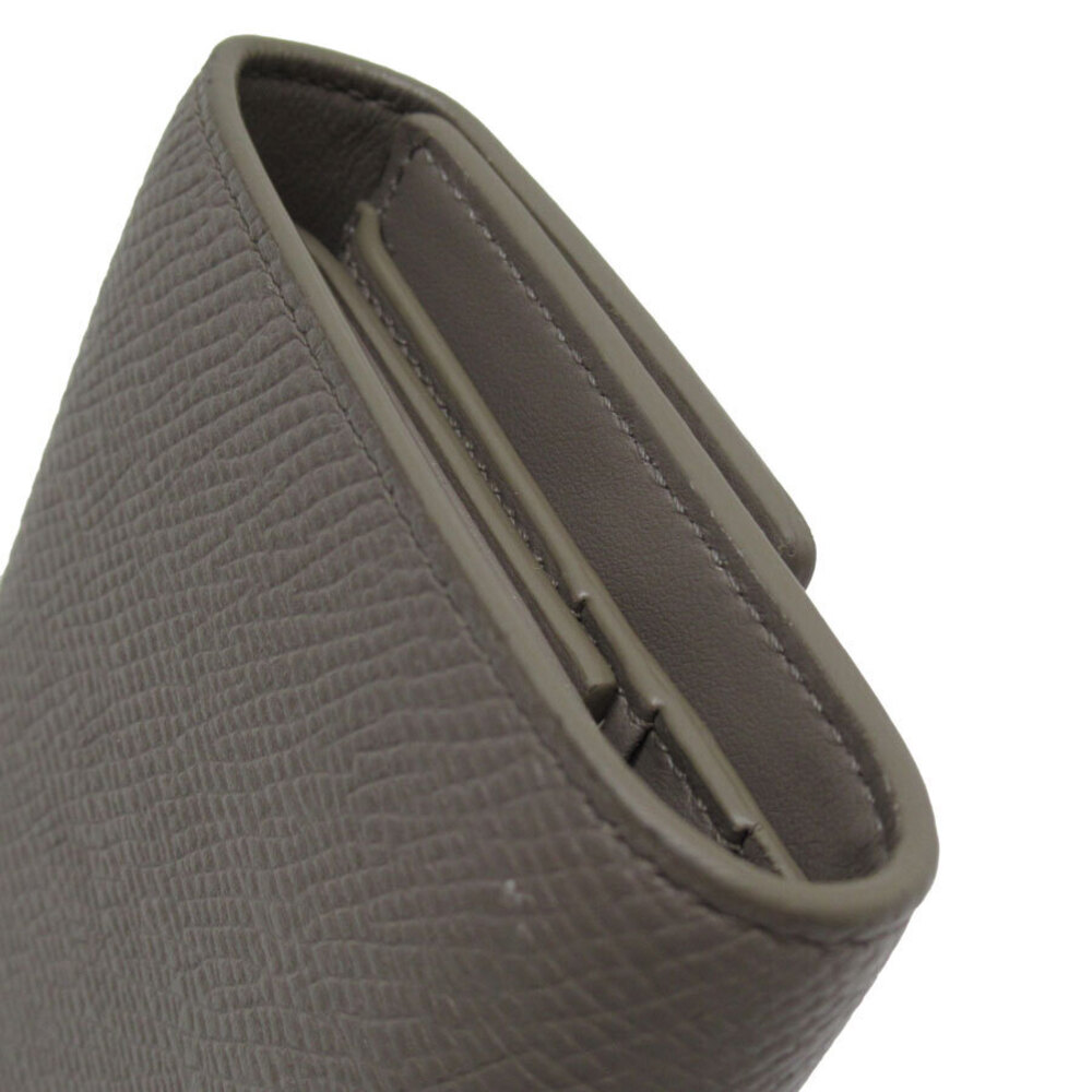 Celine tri greige wallet gold leather fold - Picture 3 of 5